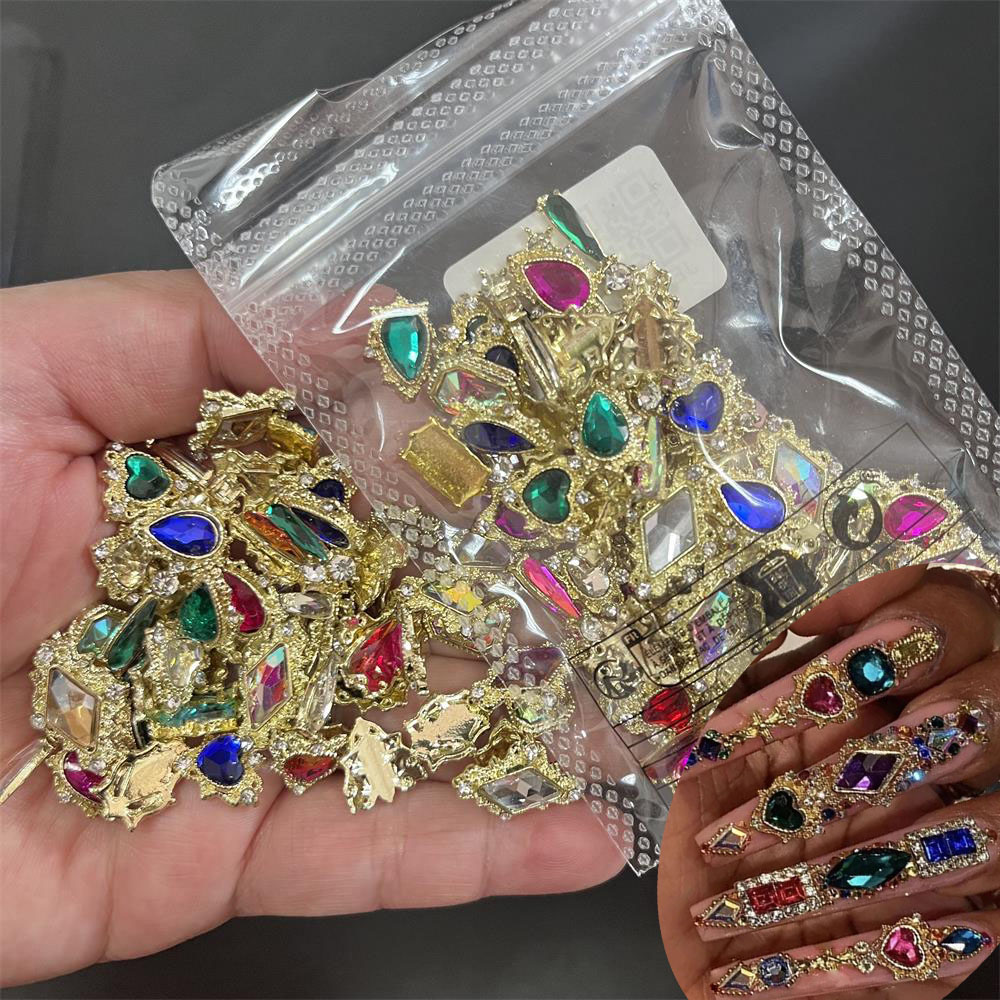 60PCS Mix Nail Art Rhinestones - Nail Art Valentines Day 评论和价格