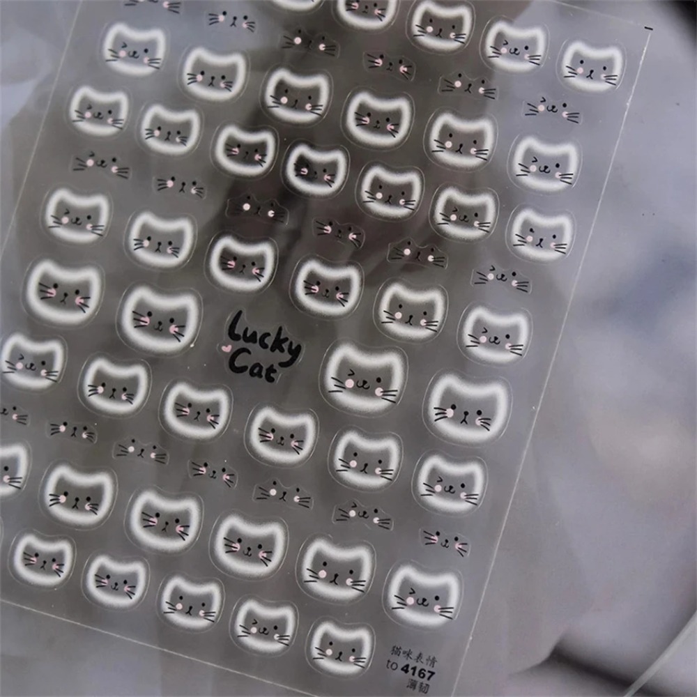 White Halo Dyeing Cat Face Cup - Nail Art Orange 评论和价格