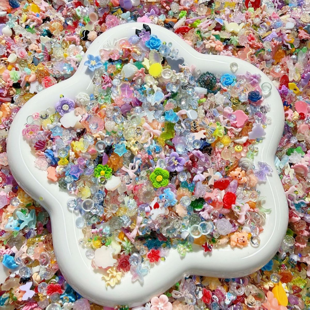 20g Random Mixed Mini Resin Or - Nail Art Valentines Day 评论和价格